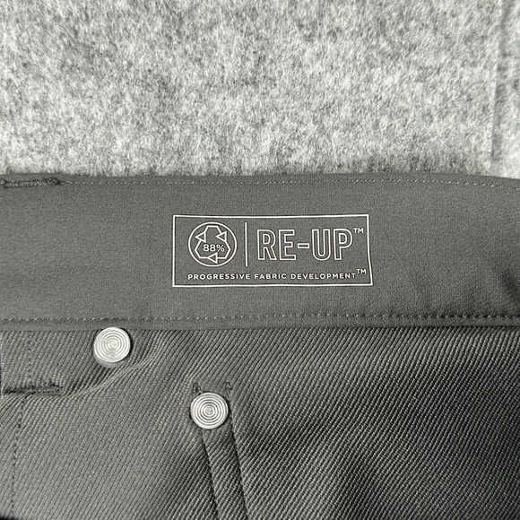 FourLaps Traverse Pants Mens 33x34 Gray Polyester Stretch Flat Front Straight - Picture 10 of 15